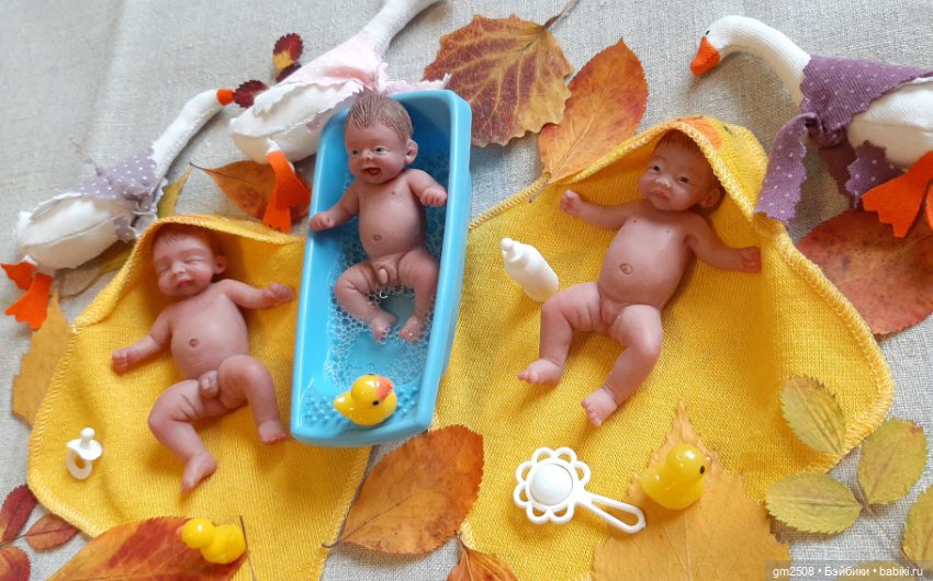 Осенние малыши — Домашние фото авторских кукол: личные коллекции
