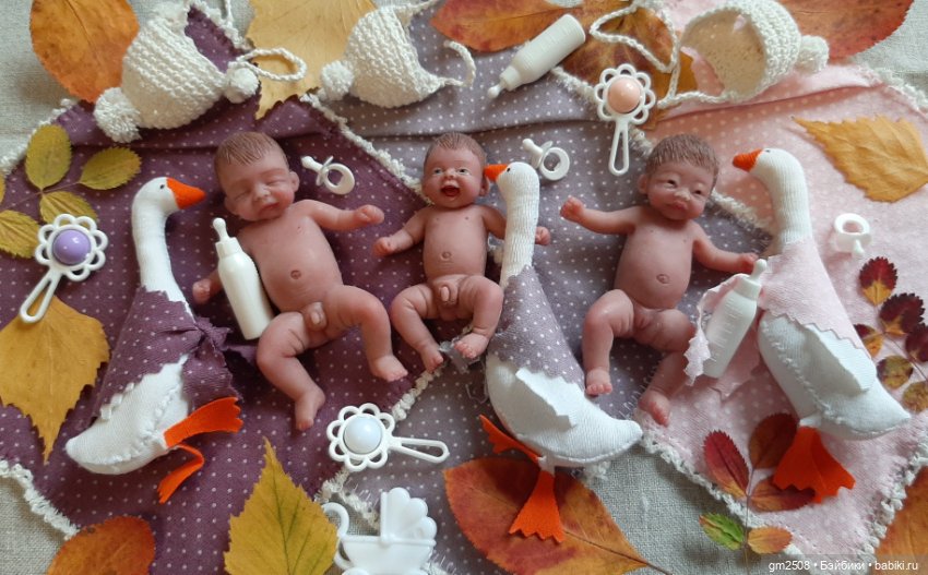Осенние малыши — Домашние фото авторских кукол: личные коллекции