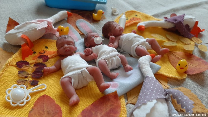 Осенние малыши — Домашние фото авторских кукол: личные коллекции