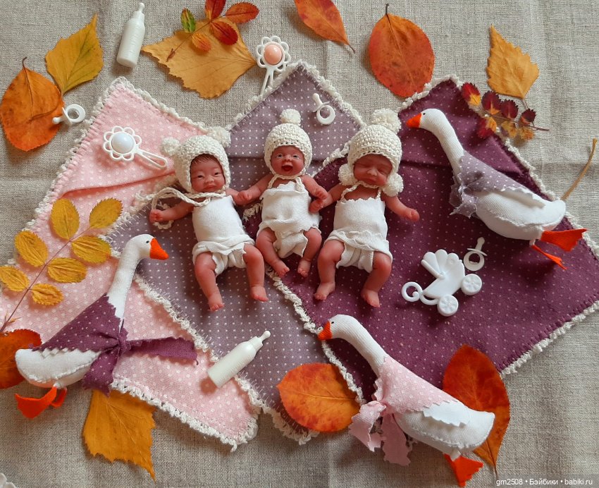 Осенние малыши — Домашние фото авторских кукол: личные коллекции