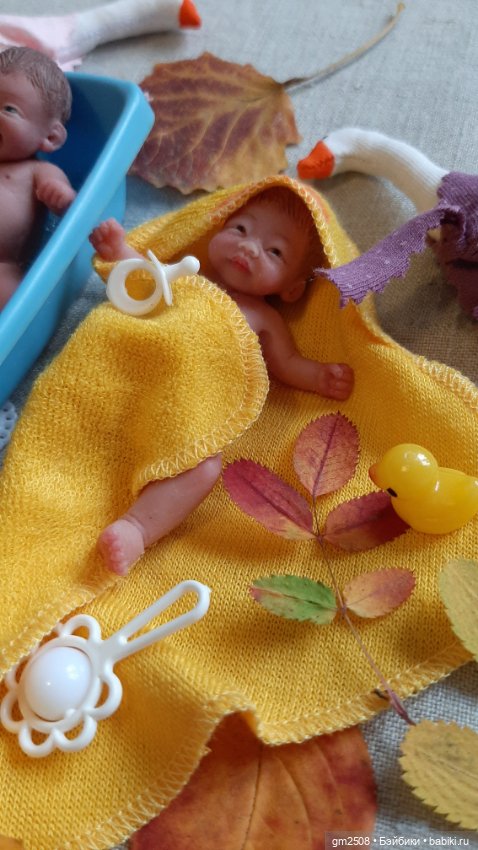 Осенние малыши — Домашние фото авторских кукол: личные коллекции