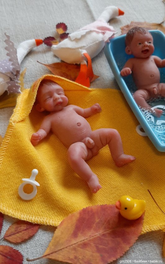 Осенние малыши — Домашние фото авторских кукол: личные коллекции
