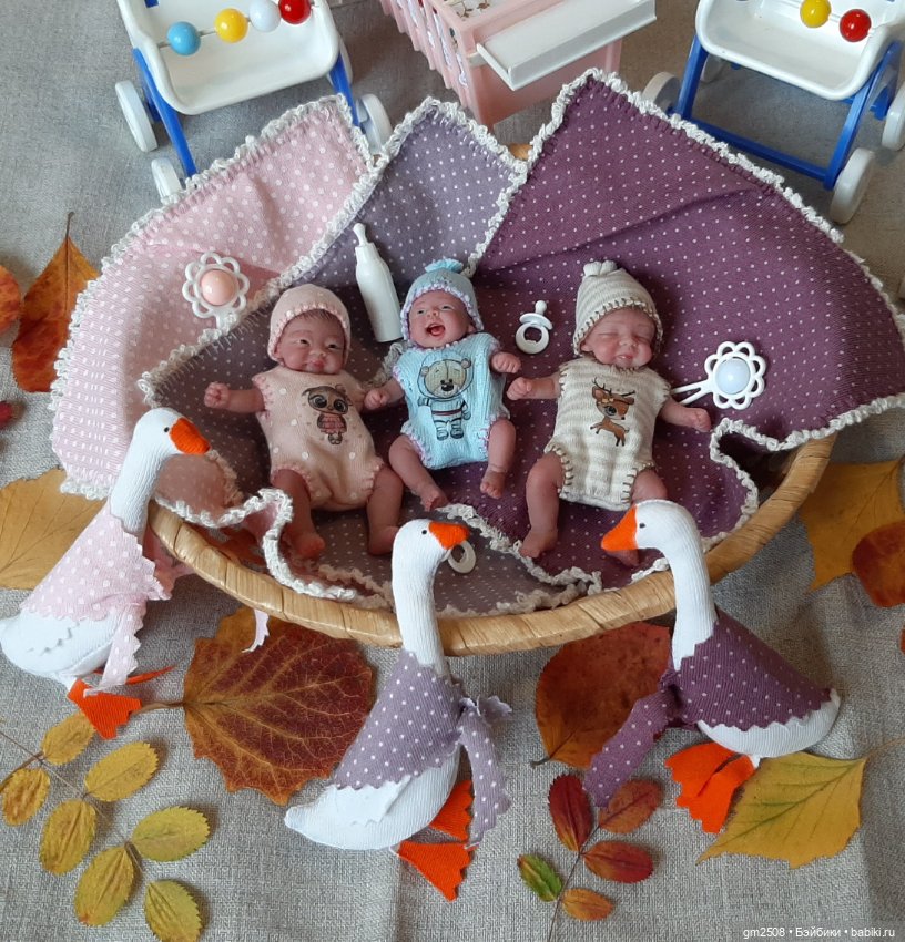 Осенние малыши — Домашние фото авторских кукол: личные коллекции