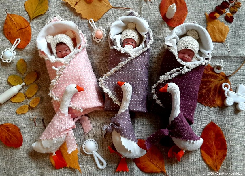 Осенние малыши — Домашние фото авторских кукол: личные коллекции