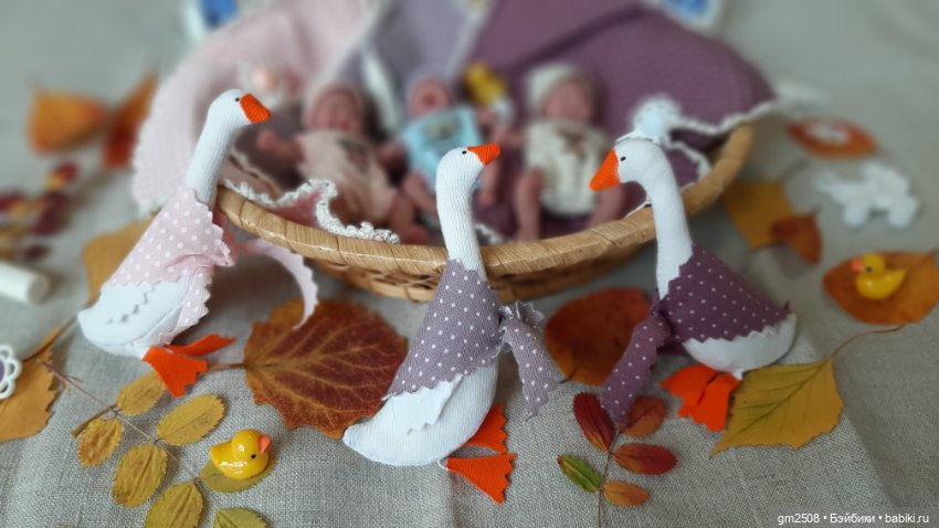 Осенние малыши — Домашние фото авторских кукол: личные коллекции