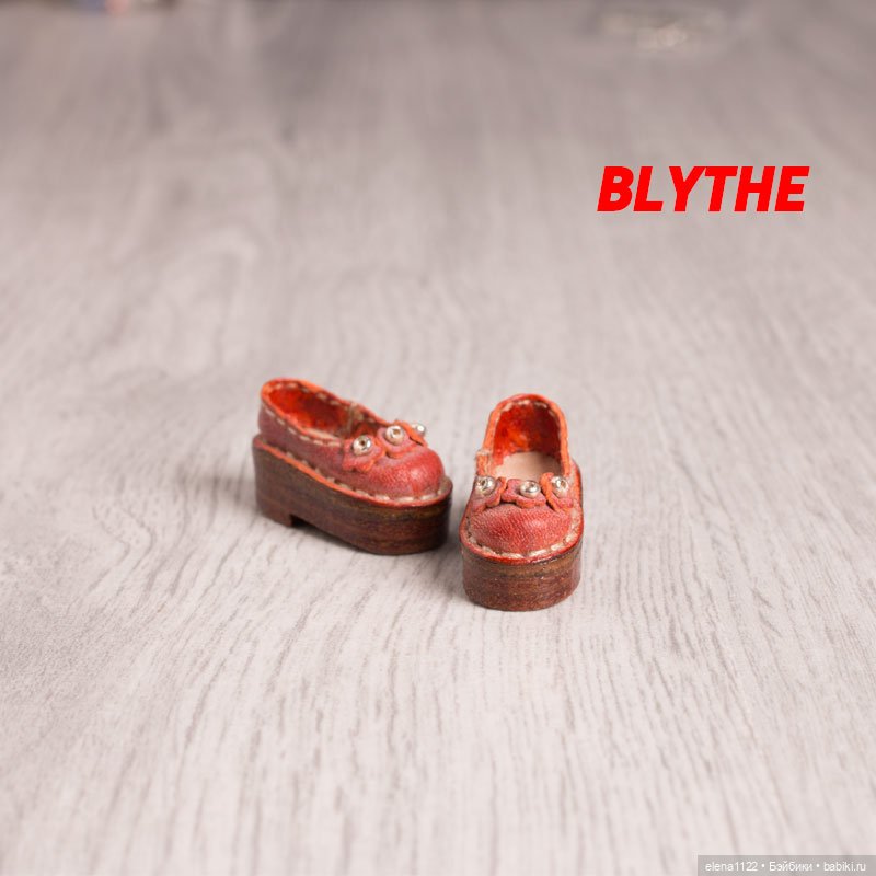 Новые туфельки на толстой подошве