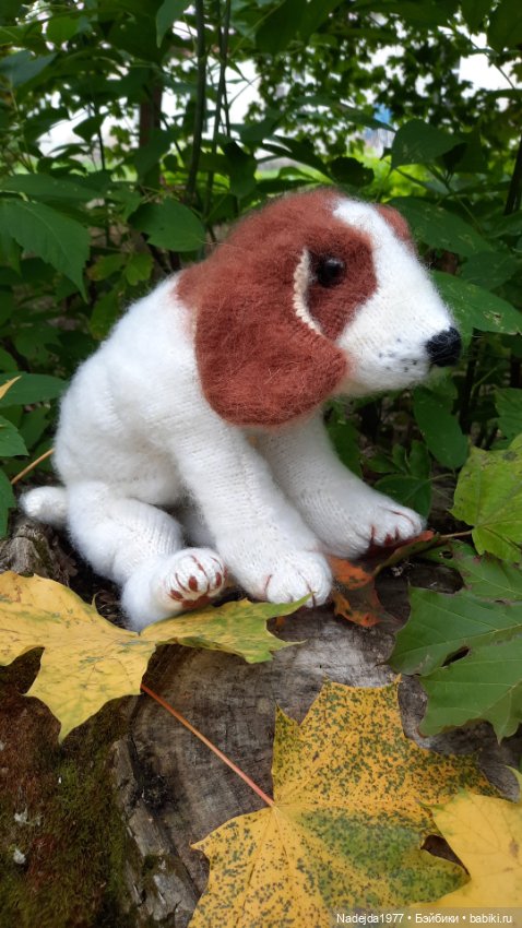 Новая работа щенок Бигля по выкройке любимой Клэр Гарланд