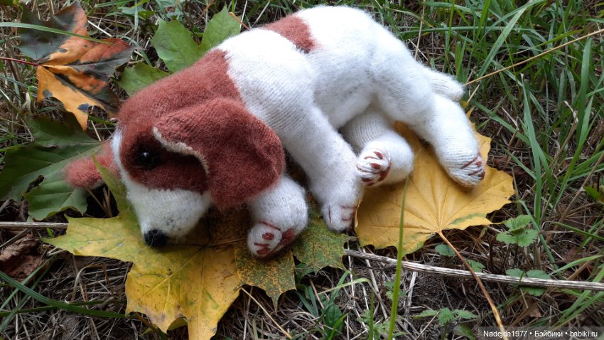 Новая работа щенок Бигля по выкройке любимой Клэр Гарланд