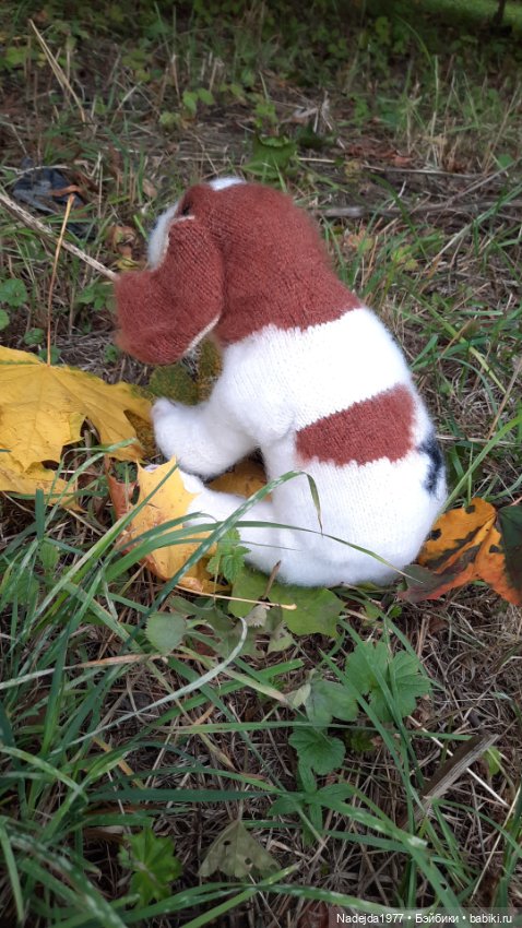 Новая работа щенок Бигля по выкройке любимой Клэр Гарланд