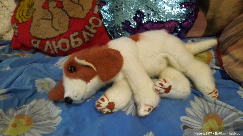 Новая работа щенок Бигля по выкройке любимой Клэр Гарланд