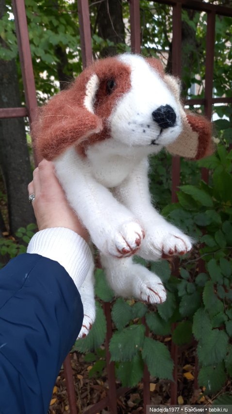 Новая работа щенок Бигля по выкройке любимой Клэр Гарланд (фото 8)