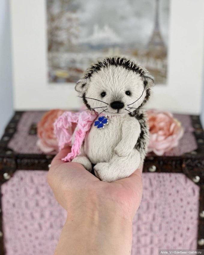 Тедди ёжик Криспи 🦔 — Авторские мишки Тедди и друзья: фото (фото 3)