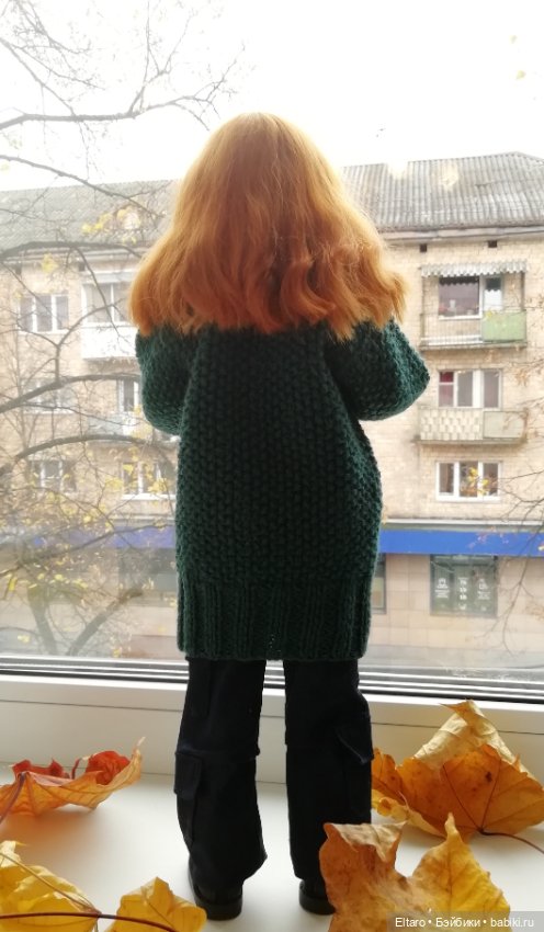 Пресловутый изумрудный кардиган. Или осень в доме продолжается (фото 3)