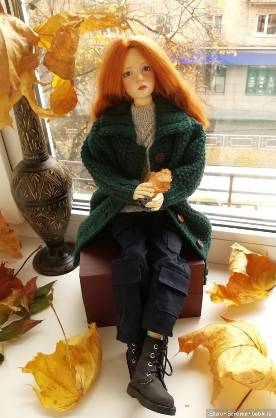Пресловутый изумрудный кардиган. Или осень в доме продолжается