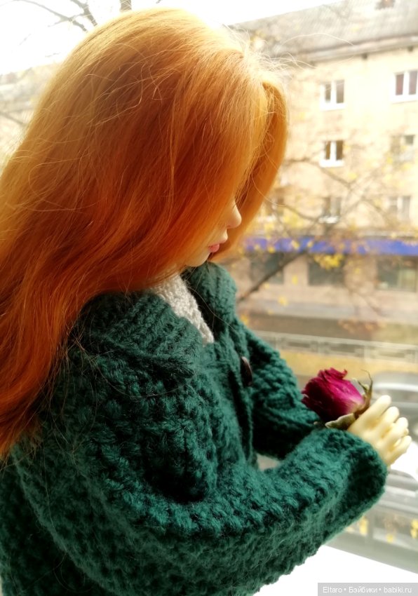 Пресловутый изумрудный кардиган. Или осень в доме продолжается (фото 7)
