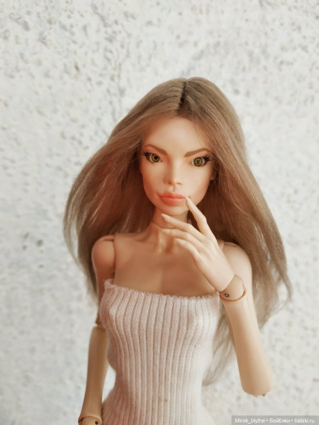 Как за пару секунд меняется внешность. Парики для бжд кукол (фото 6)