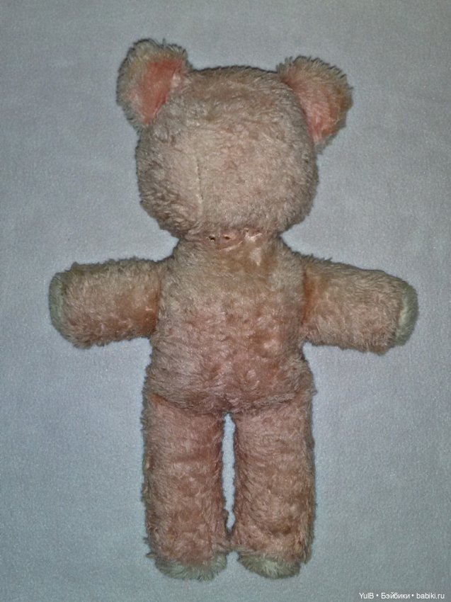 ...Розовый мишка — Игрушки СССР и советского детства: резиновые (фото 2)
