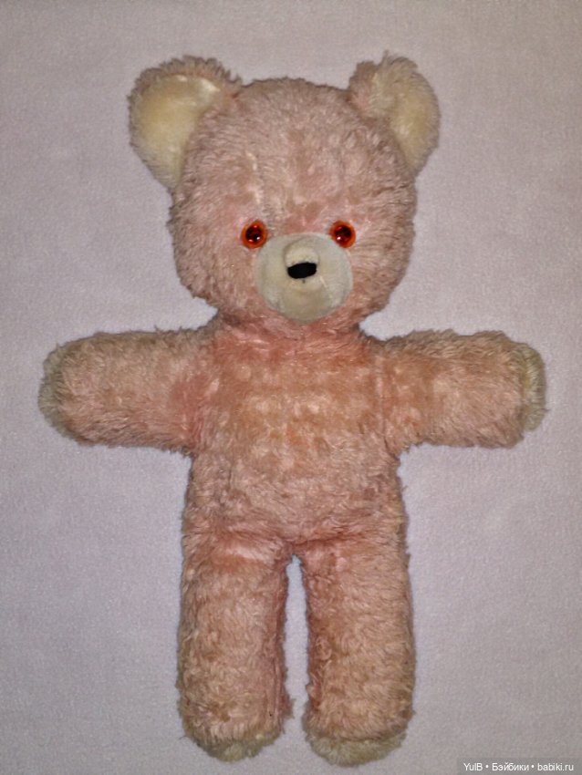 ...Розовый мишка — Игрушки СССР и советского детства: резиновые