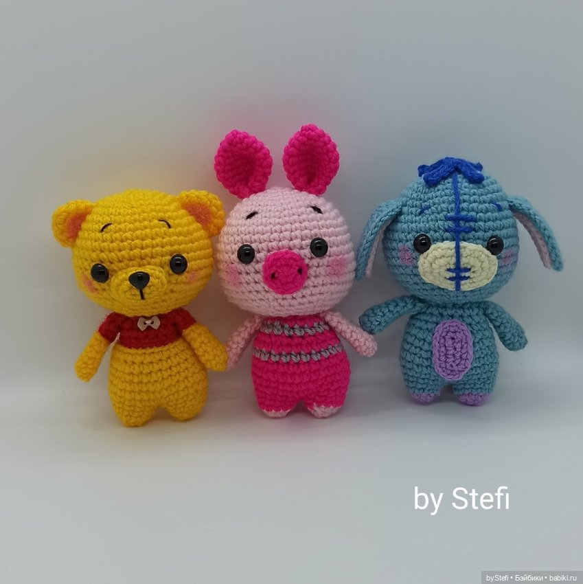 Пятачок с товарищами — Вязаные игрушки и амигуруми: крючком
