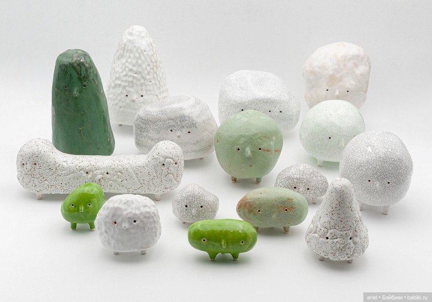 Умилительные керамические пришельцы от Месье Кайу (Monsieur Cailloux) (фото 9)