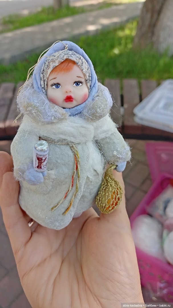 Мои новые ватнички — Ватные игрушки на елку: ретро (фото 3)