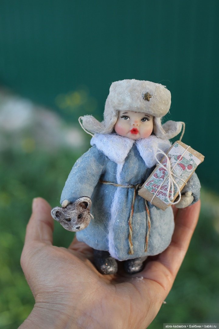 Мои новые ватнички — Ватные игрушки на елку: ретро (фото 2)