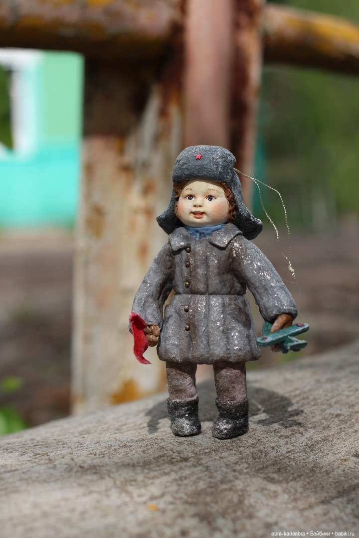 Мои новые ватнички — Ватные игрушки на елку: ретро