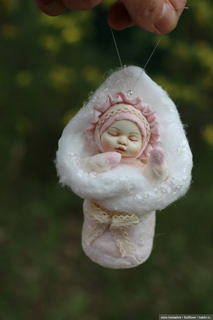 Мои новые ватнички — Ватные игрушки на елку: ретро