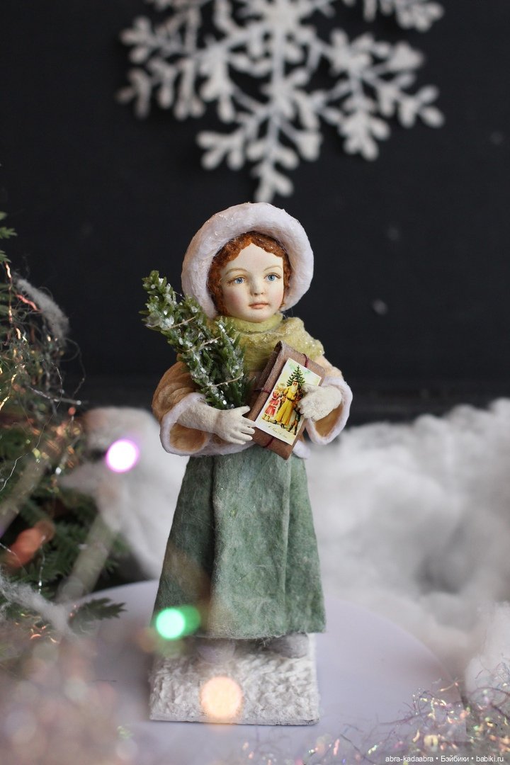 Мои новые ватнички — Ватные игрушки на елку: ретро