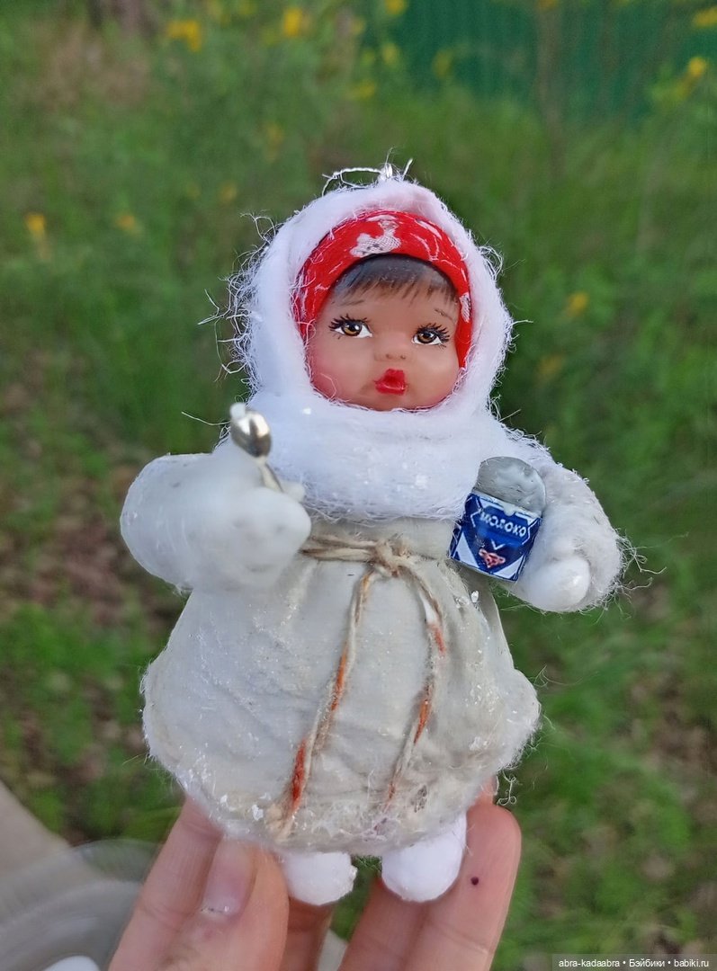 Мои новые ватнички — Ватные игрушки на елку: ретро