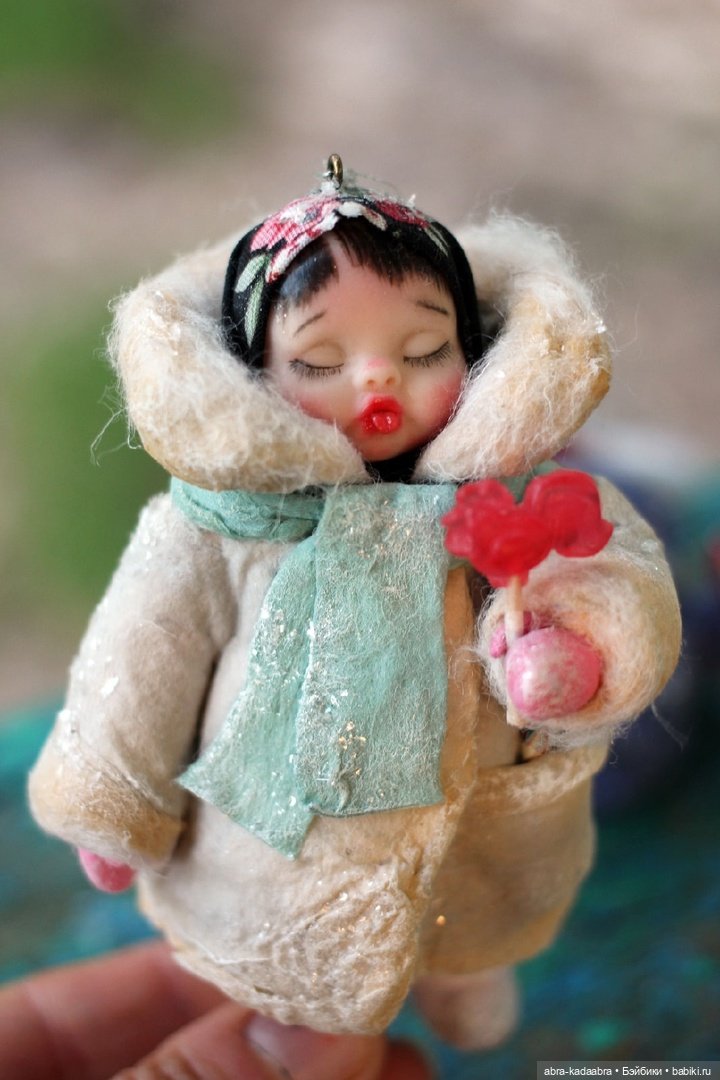 Мои новые ватнички — Ватные игрушки на елку: ретро