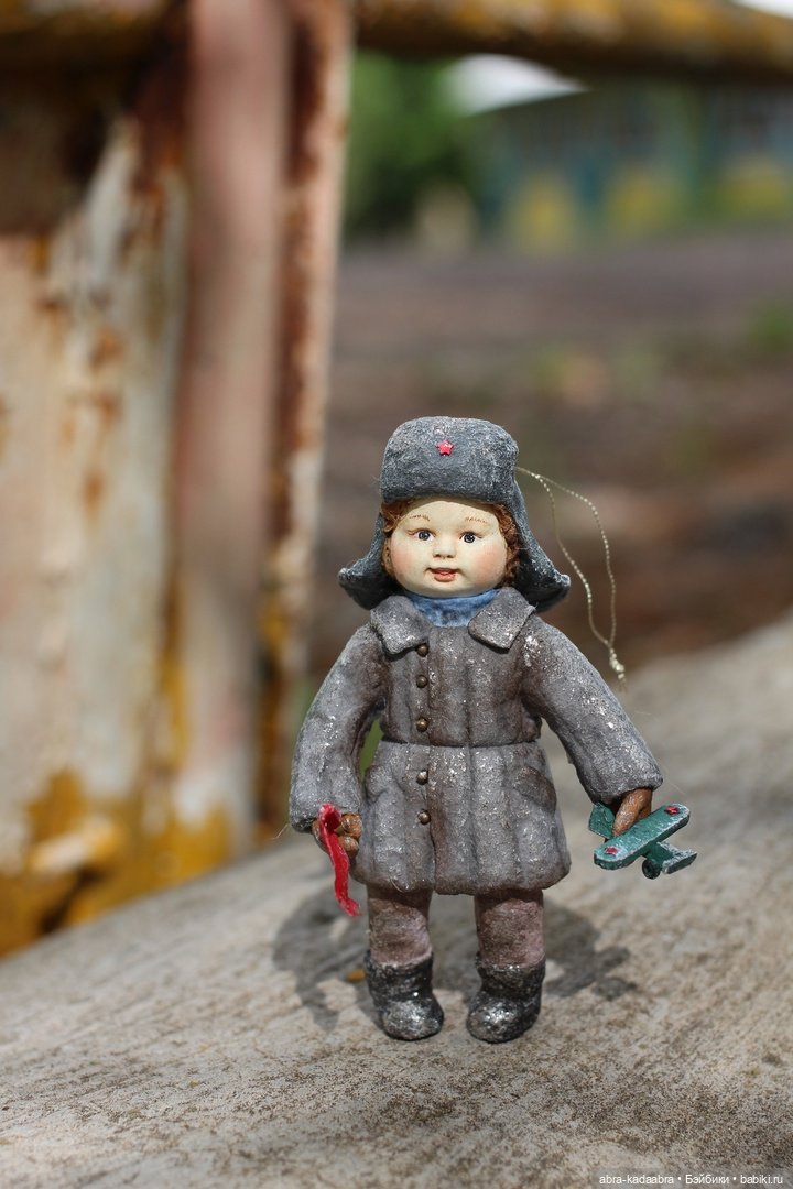 Мои новые ватнички — Ватные игрушки на елку: ретро