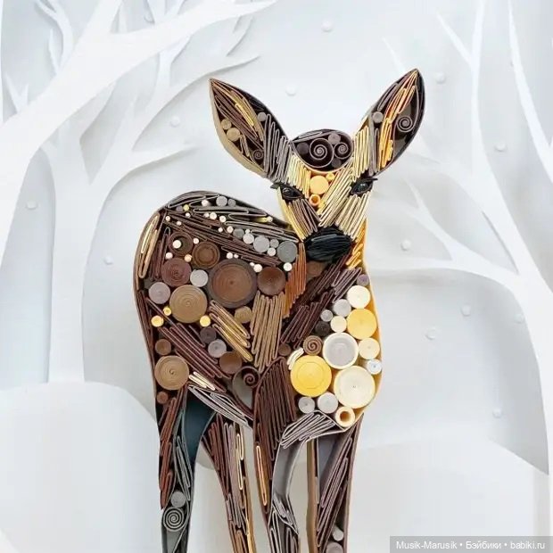 Великолепные работы в технике квиллинга от Сены Руны