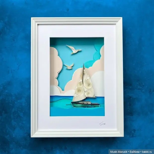 Великолепные работы в технике квиллинга от Сены Руны