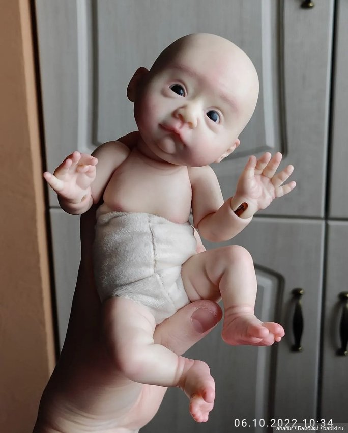 Малыш готов — Авторские шарнирные куклы своими руками: лепка (фото 4)