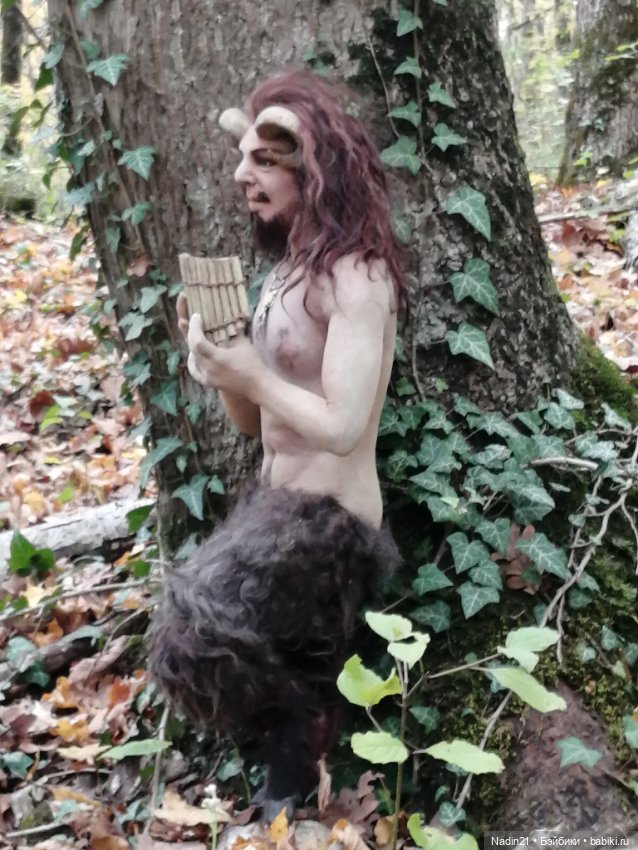 Текстильная кукла Флейта Пана (фото 2)