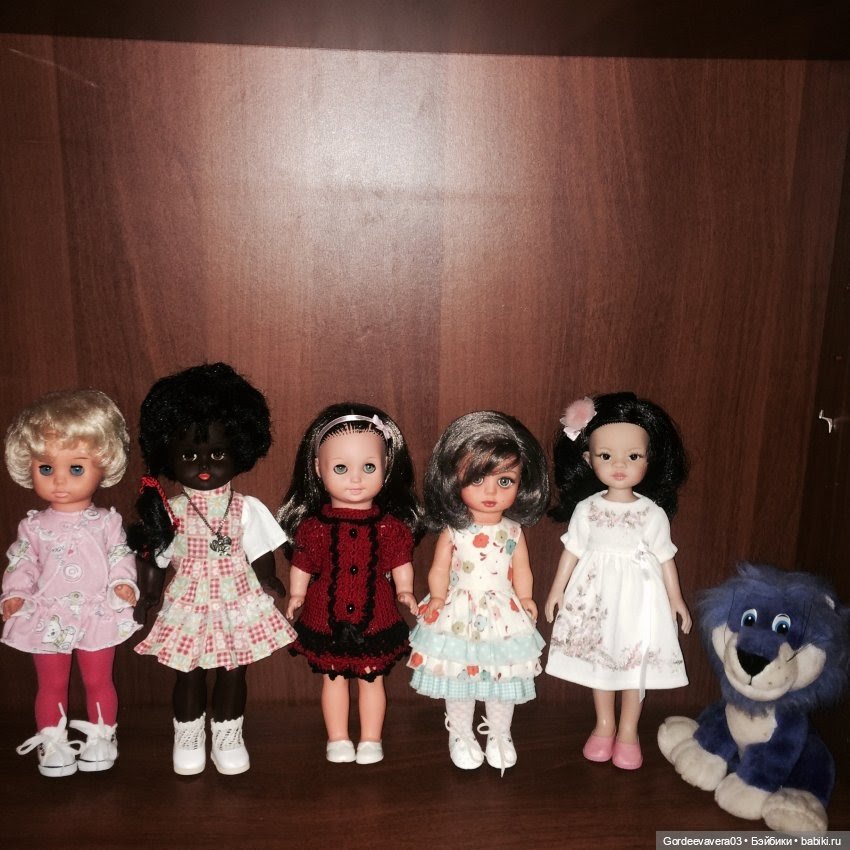 Винтажные немочки 30 см и паолочка