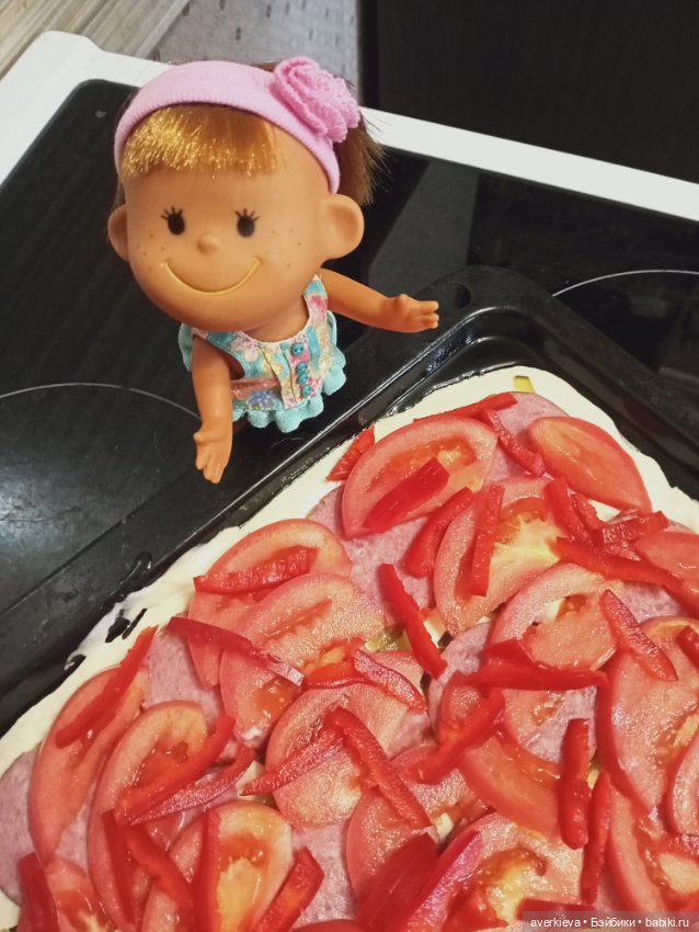 Пицца- пятиминутка...Анфиска- пекарь любитель