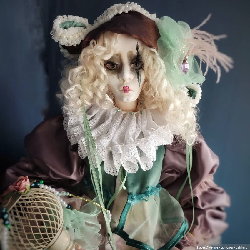 Габриэль (Пьеро) — Авторские шарнирные куклы своими руками: лепка (фото 3)