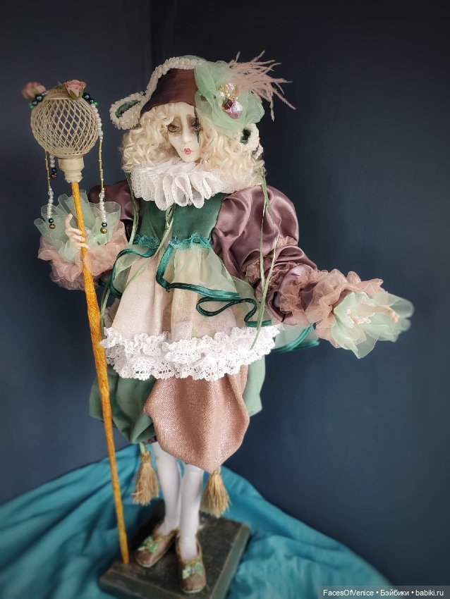 Габриэль (Пьеро) — Авторские шарнирные куклы своими руками: лепка (фото 6)