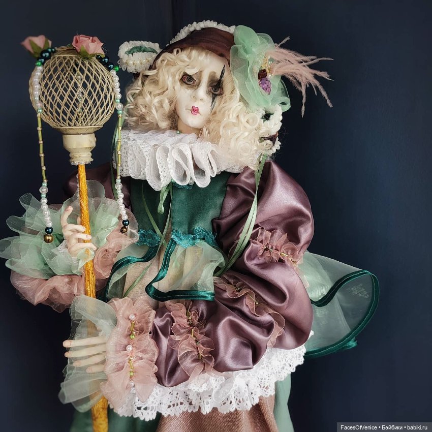 Габриэль (Пьеро) — Авторские шарнирные куклы своими руками: лепка (фото 5)