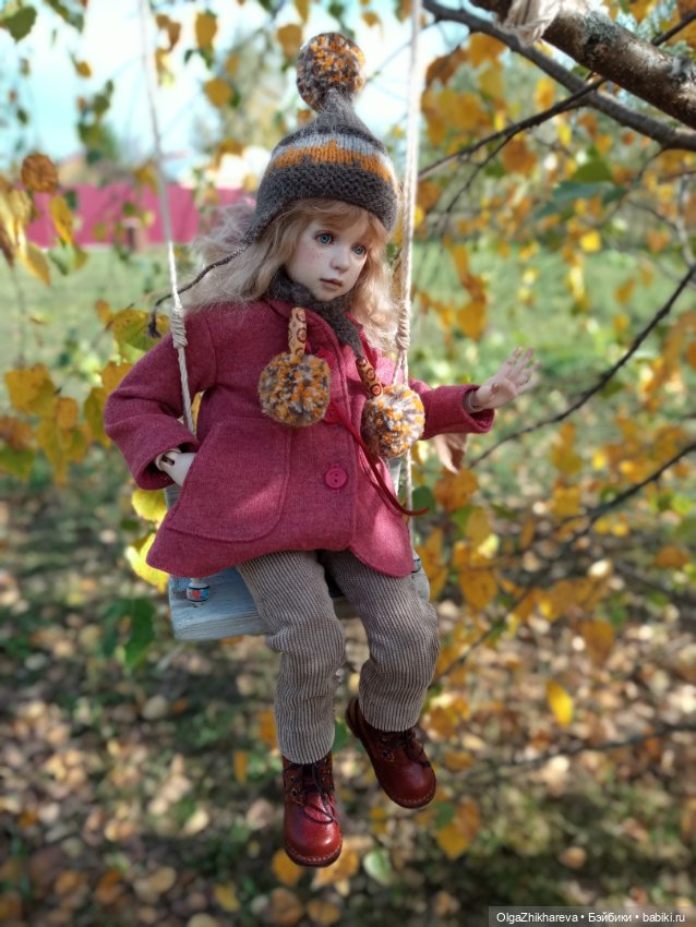 Осенний полдень.🍁🍄🍂🍃🍁🌞..Роза Dollshe Craft (фото 6)