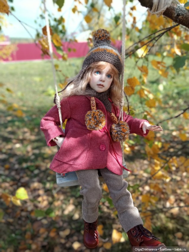 Осенний полдень.🍁🍄🍂🍃🍁🌞..Роза Dollshe Craft (фото 5)