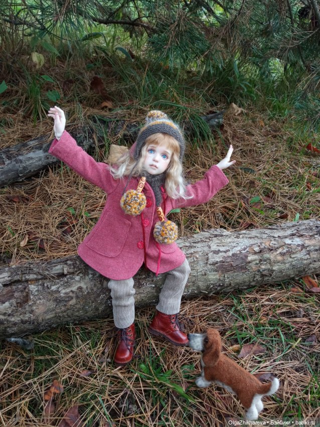 Осенний полдень.🍁🍄🍂🍃🍁🌞..Роза Dollshe Craft