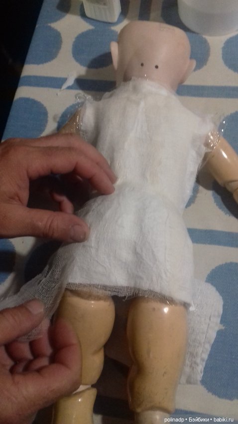 Как мы делаем манекен для антикварных кукол
