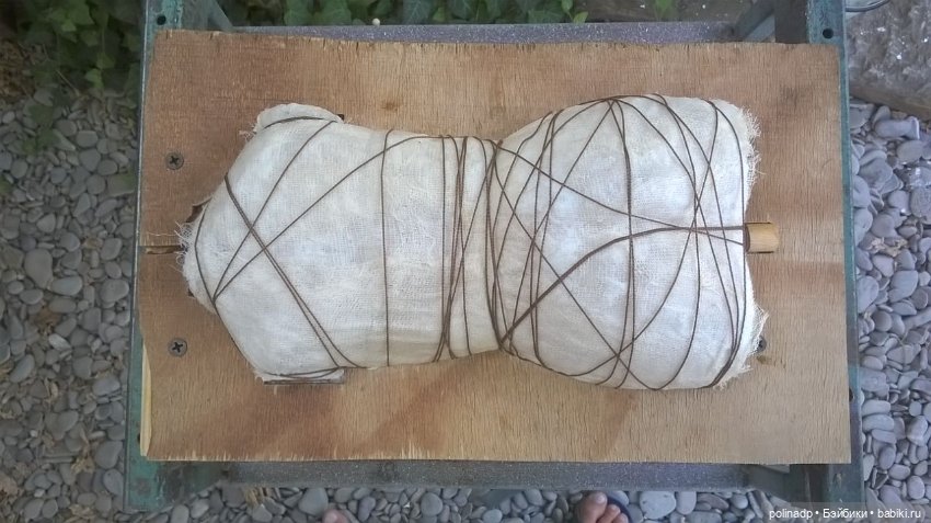 Как мы делаем манекен для антикварных кукол