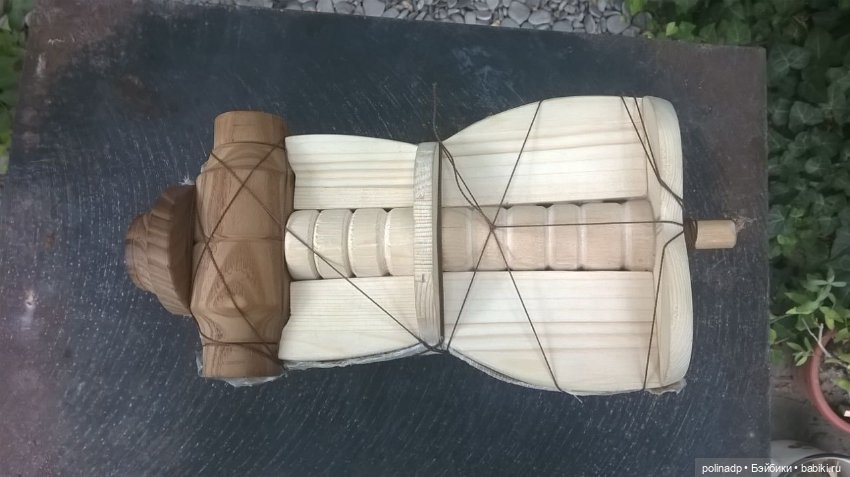 Как мы делаем манекен для антикварных кукол (фото 7)