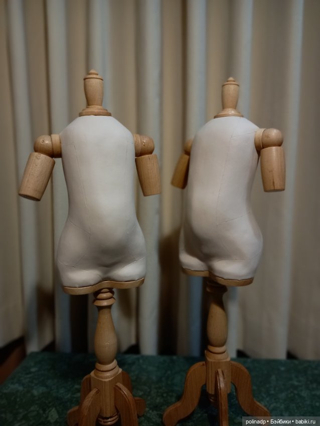 Как мы делаем манекен для антикварных кукол