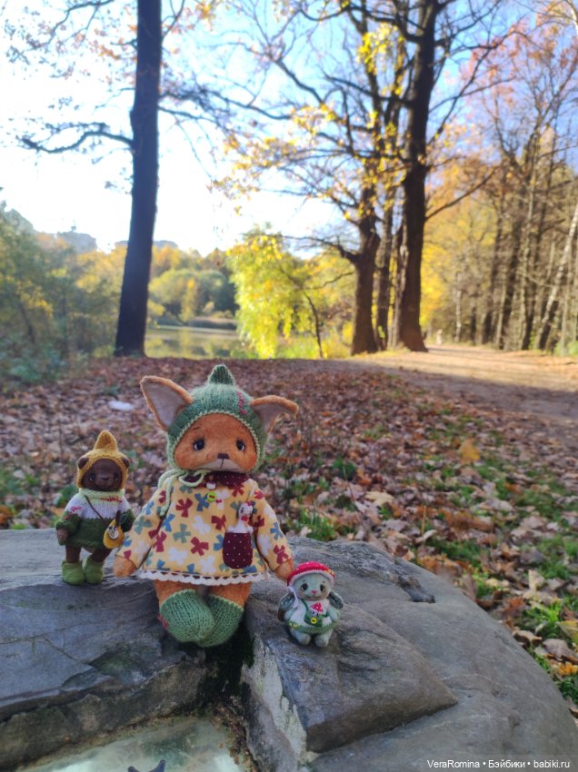 Мишка в лесу, а так же зайка и лиса 😁