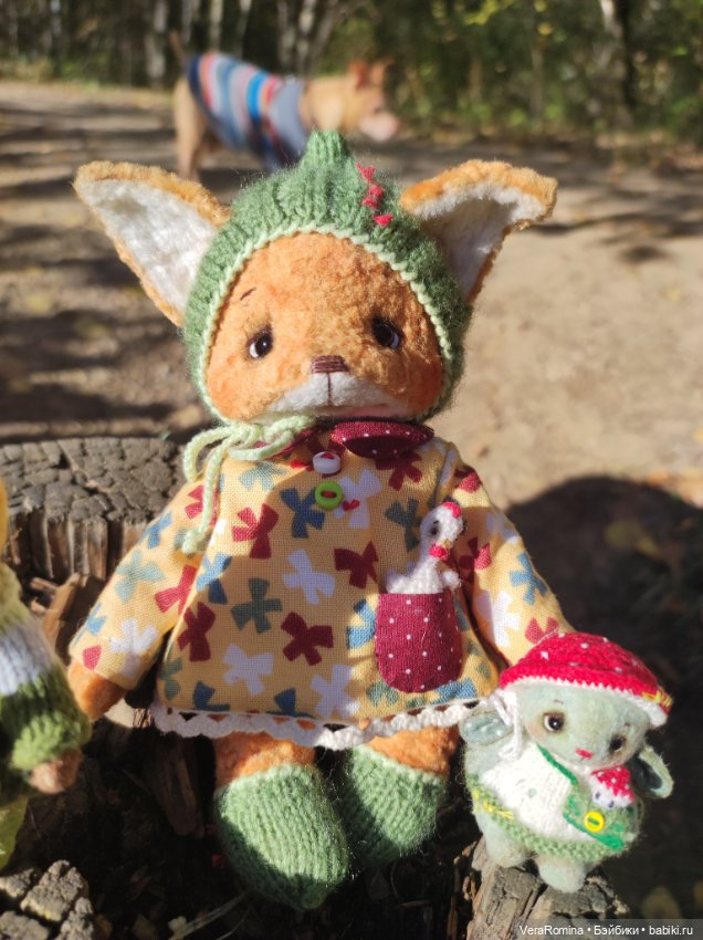 Мишка в лесу, а так же зайка и лиса 😁